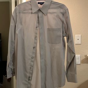 Croft and barrow gray dress shirt